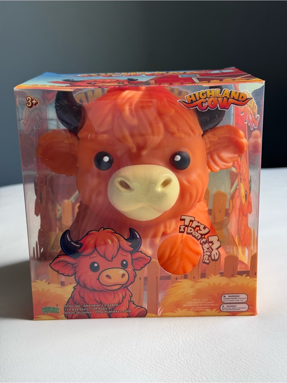 Highland Cow Farm Squishy Squeeze Toy Five Below New SHIPS TODAY!